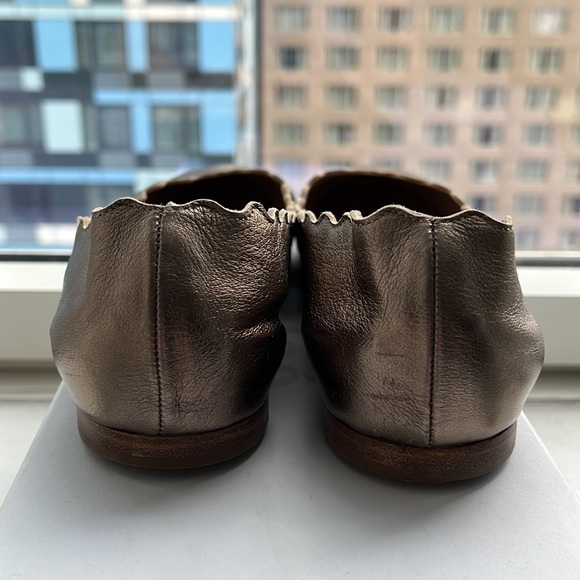 Chloé Lauren Scalloped Ballerina Flats - Pewter - Picture 6 of 8